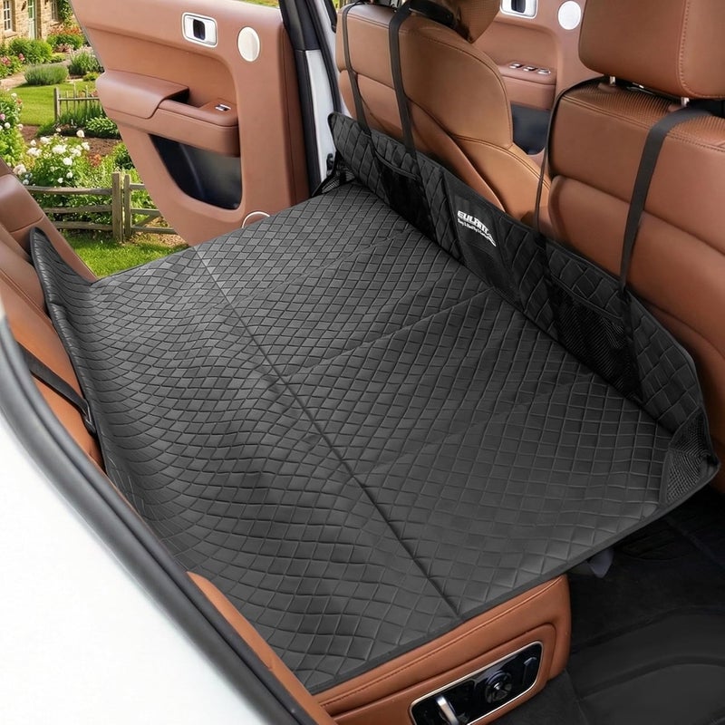 EULANT Truck SUV Dog Seat Cover for Back Seat,Car Rear Seat Mattress Extender Plate,Folding Back Seat Extender for Full Size Truck/F150/RAM1500/Silverado Car/SUV Model Y/3 - Image 1